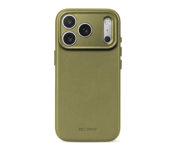 Decoded Leather Backcover do iPhone 18 Pro Max MagSafe (moss green) - 1586678 - zdjęcie